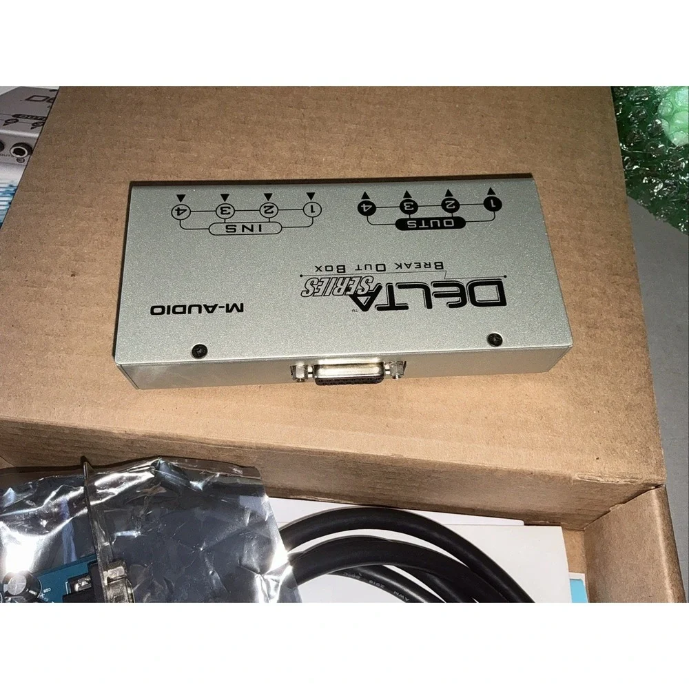 M-Audio Delta 44 Professional Audio Card‎ & Breakout Box 4-in/4-out
