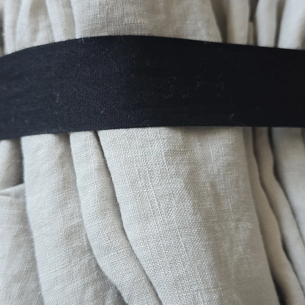 ❤️BUY 2 GET 1 FREE West Elm European Flax Linen,Full,Retail $269.00,Frost Grey