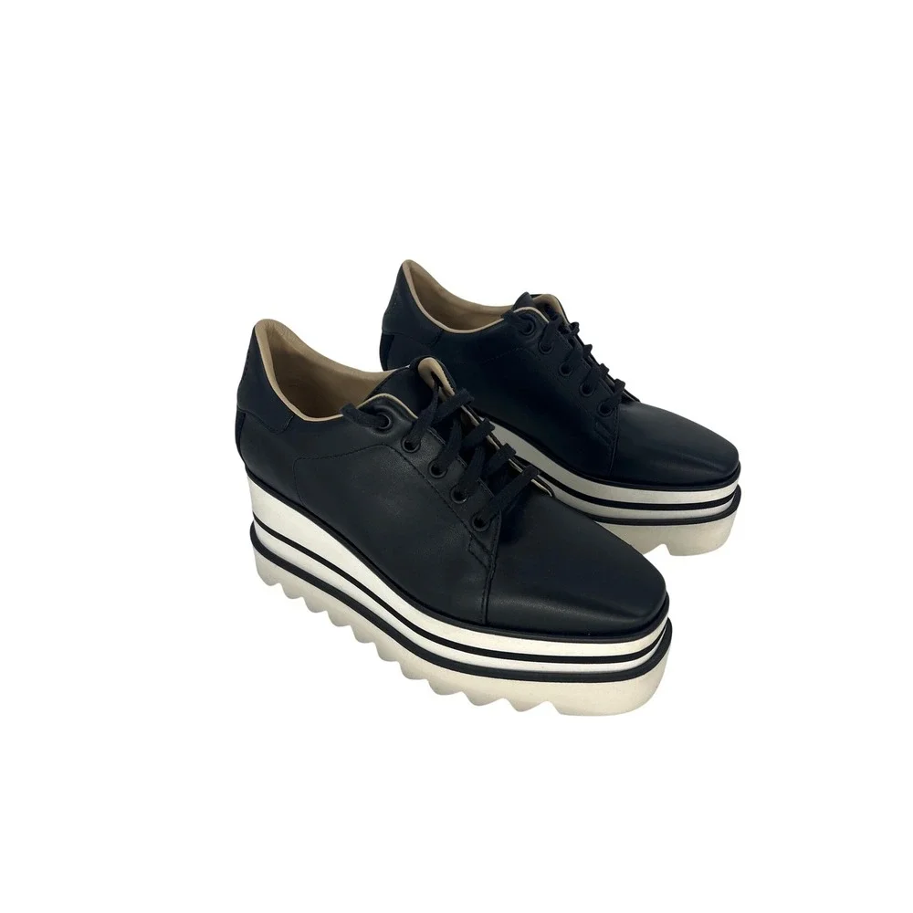 Stella McCartney Sneak-Elyse Platform Sneakers Black Size 36