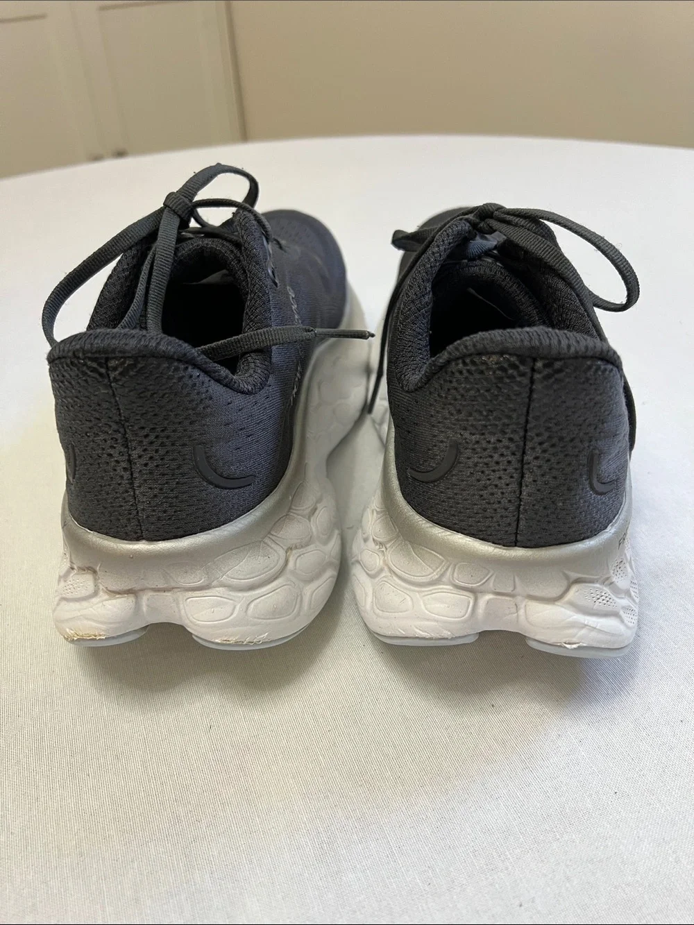 New Balance Fresh Foam X More v4 Black Phantom White Grey WM0RBK4 Size 9.5 WIDE