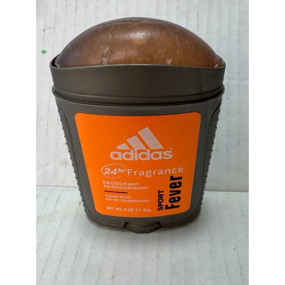 Adidas SPORT FEVER Men Deodorant 2 Fl oz 100 Discontinued Clear Stick Smart Tech