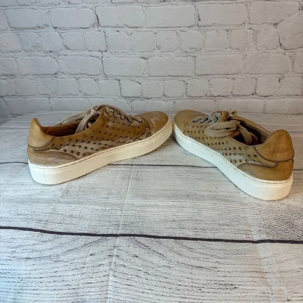 Bed Stu Tan Leather Sneakers