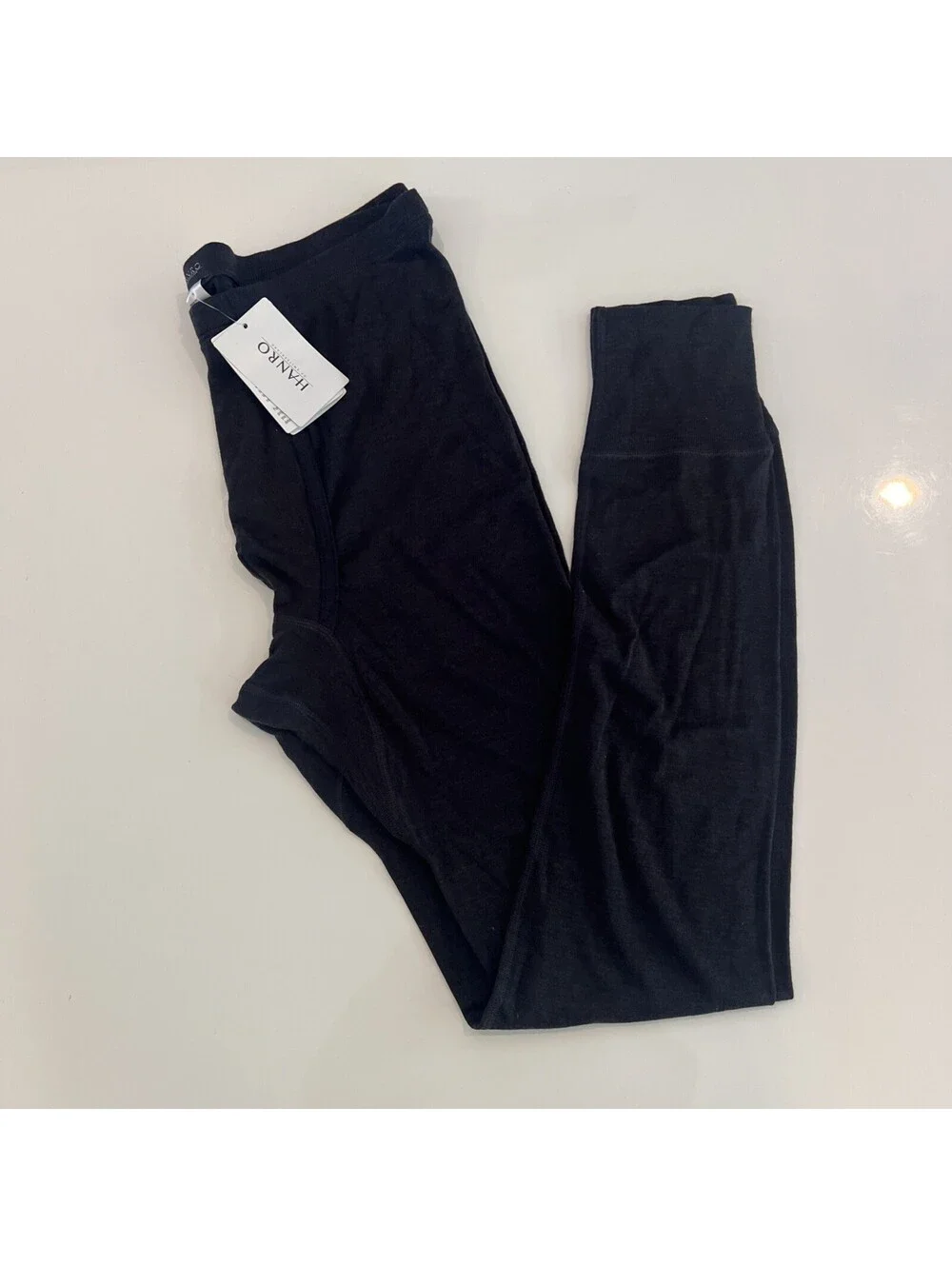 Henro Men’s WOOLEN SILK LONG LEG PANTS Trousers Anthracite Size XL