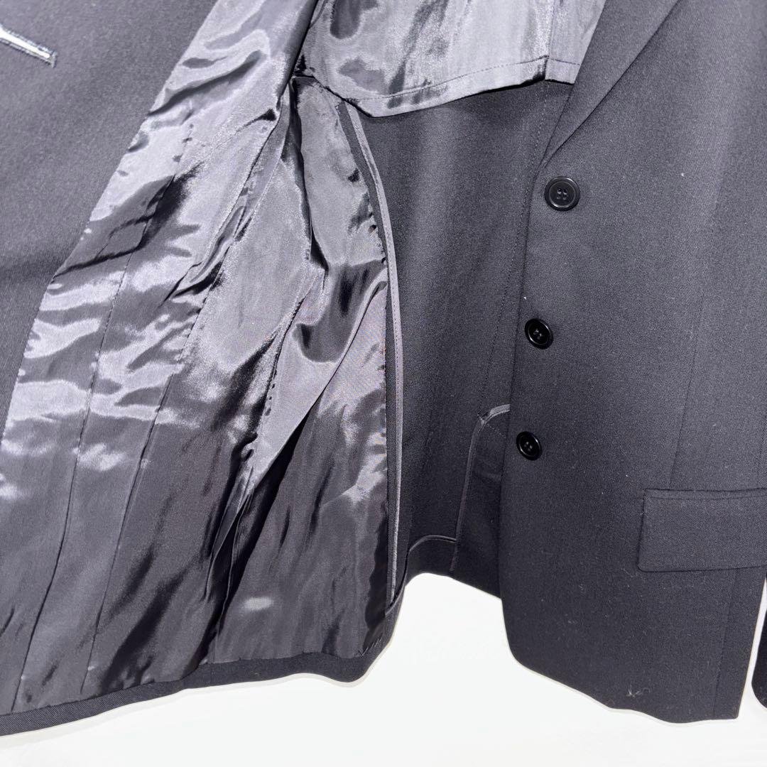 ENRICO COVERI Black Tailored Jacket, Size S, with Shoulder Pads, d584