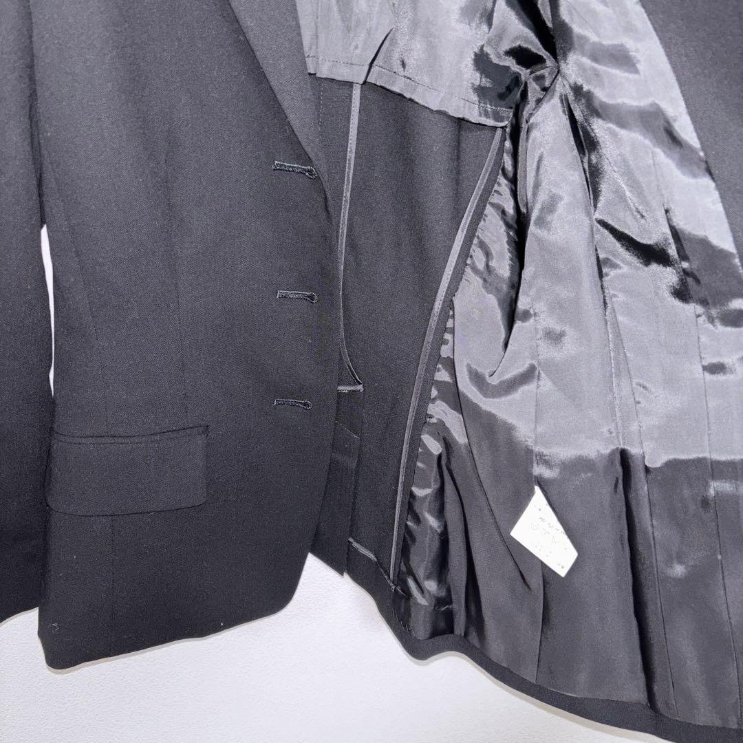 ENRICO COVERI Black Tailored Jacket, Size S, with Shoulder Pads, d584