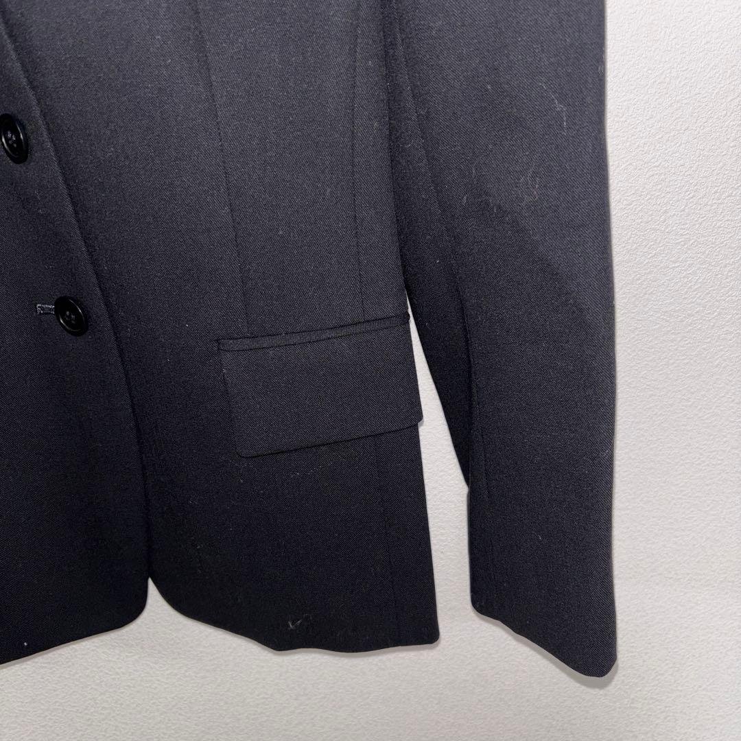 ENRICO COVERI Black Tailored Jacket, Size S, with Shoulder Pads, d584